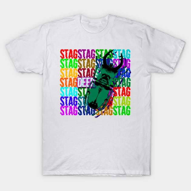 stag beetle T-Shirt by denpoolswag